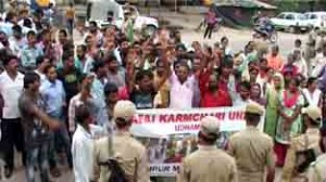 Safai Karamcharis taking out protest rally on Saturday.