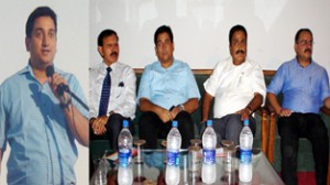 Dignitaries during Orientation-cum-Induction programme at IMS in Jammu.