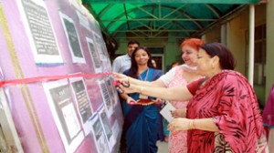  Dignitaries at Model Academy during Gender Sensitization Programme. 