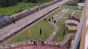 A view of Traffic Park inaugurated at GD Goenka Public School in Jammu.