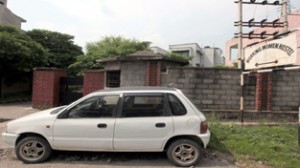 Working Women Hostel encroached upon by SWD at Roop Nagar in Jammu.  -Excelsior/Rakesh