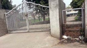 Locked premises of Abhinav Theatre.       —Excelsior/Rakesh