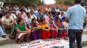 Members of ReT Teachers Forum holding monthly meeting on Sunday.