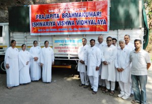 Members of Brahmakumari Vishwa Vidhyalaya at Jammu.