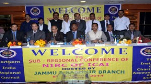 Dignitaries at Sub Regional Conference on Wednesday.