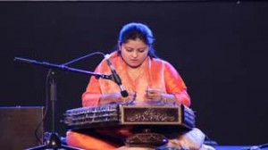 Veethika Tikoo performing during festival of Musicians in New Delhi.
