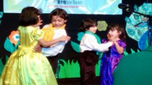 Students of Presentation Convent celebrating Annual Day.