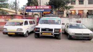 Stolen vehicles recovered by Ramnagar Police.