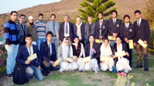 Students of BGSBU who have been selected for placement in multi-national companies.