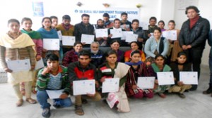 Candidates who participated in computer basic training programme.