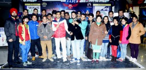 Short-listed participants for finale of Jammu’s Got Talent Season - 5 posing for group photograph.— Excelsior/Rakesh