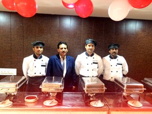 Mint Leaf MD informing about the Kashmiri Food Festival on Friday.