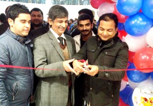 Addl DC Jammu Neeraj Kumar inaugurating ‘Planet Fashion ’ at Wave Mall on Sunday.