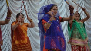 Students of GLS  Public School, Amar Colony, presenting a dance performance during Annual Day function on Saturday.