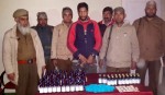 Drug peddler in custody of Bhaderwah police. — Excelsior/Tilak Raj