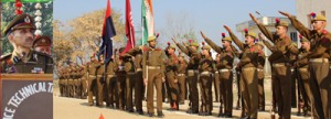 Principal, PTTI, Vijaypur, Ranjit Kanwal during attestation-cum-passing out parade.