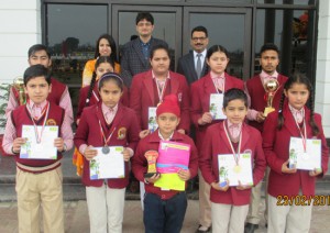 Winners posing for group photograph on Monday.