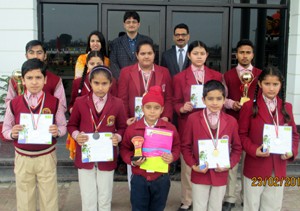 Winners posing for group photograph on Monday.