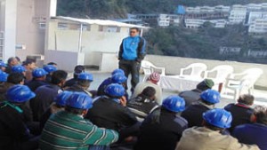 SMVDSB employees participating in workshop at Bhawan on Thursday.