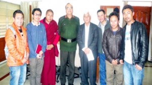 Delegation from Zanskar during a meeting with DG BRO at New Delhi.