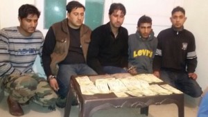 Accused in police custody.