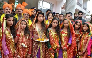 Divisional Commissioner, Shantmanu inaugurating Shiv Khori Mela.