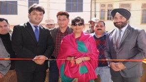 DDC, Yasha Mudgal inaugurating AIPTA at Udhampur on Tuesday.