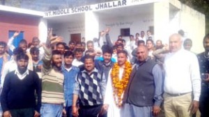 Mazdoor Dastkar Union during a meeting at Jammu on Wednesday.