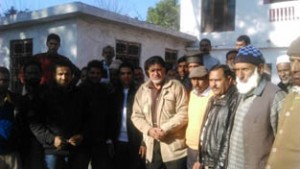 BJP MLA from Kalakote Abdul Gani Kohli addressing workers at Kalakas on Thursday.      —Excelsior/Bhat