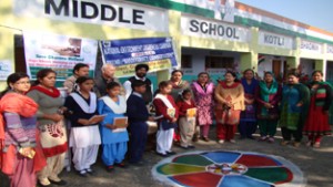 Participants of workshop posing for group photograph.