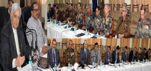 Chief Minister Mufti Mohammad Sayeed addressing UHQ meet in Jammu on Thursday.