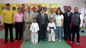 Dignitaries inaugurating J&K 17th State Wrestling Open Judo Championship in Jammu on Wednesday.Dignitaries inaugurating J&K 17th State Wrestling Open Judo Championship in Jammu on Wednesday.