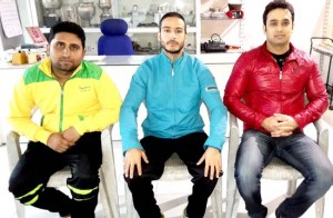 Selected players for North India Bench-Press and Power Lifting Championship posing for a photograph.