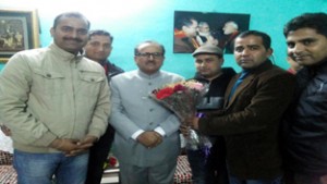 ReT deputation during meeting with DyCM Dr Nirmal Singh on Monday.