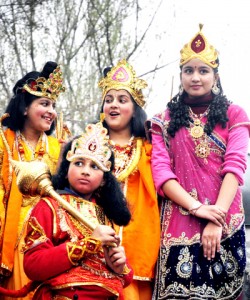 A view of Jhanki taken out in Srinagar on Saturday. Excelsior/Amin War