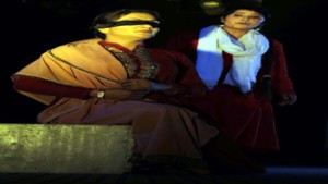 A scene from the play ‘Komal Gandhar’.-Excelsior/Rakesh