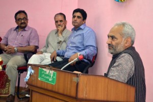 JU VC delivering inaugural address of Refresher Course on Monday. 