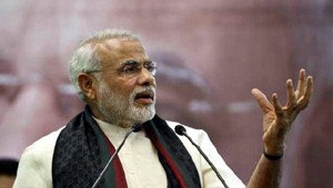 Prime Minister Narendra Modi speaking at a function in New Delhi on Sunday.