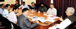 Chief Minister, Mufti Mohd Sayeed in a meeting with Engineers Association at Jammu on Saturday.