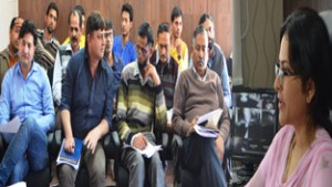 DDC Reasi chairing a meeting on Wednesday.