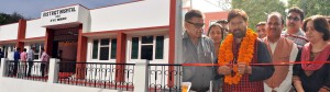 Minister for Health, Ch Lal Singh inaugurating Ophthalmic Hospital at Samba on Saturday.