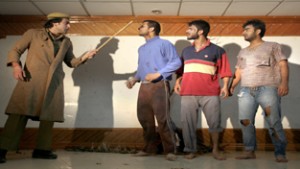 A scene from the play staged on opening of 3-day festival. — Excelsior/Rakesh