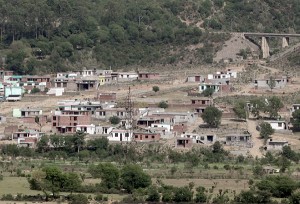 A view of Forest and JDA land grabbed by 'land-mafia' near Sidhra Golf Course in Jammu -Excelsior/Rakesh