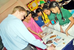 James Hoyle, senior teacher at Skipton Girls High School, North Yorkshire, UK and Global Awareness Coordinator of the British Council during his visit at KC Public School.