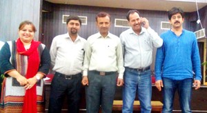 Newly elected office bearers of JUTA.