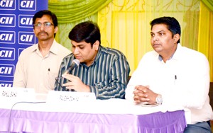 Rahul Sahai throwing light on objectives of CII workshop.