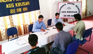 Participants during counselling programme organised by Army.