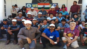Participants of 7th National Heritage Trek Expedition posing for group photograph.