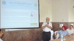 SKUAST-Jammu VC launching website of IES Conference- 2016 on Wednesday.