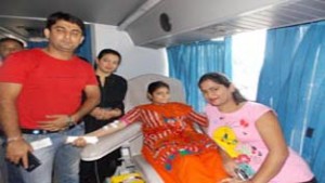 Blood being donated during Blood Donation Camp organized by Reliance Communications on Saturday.